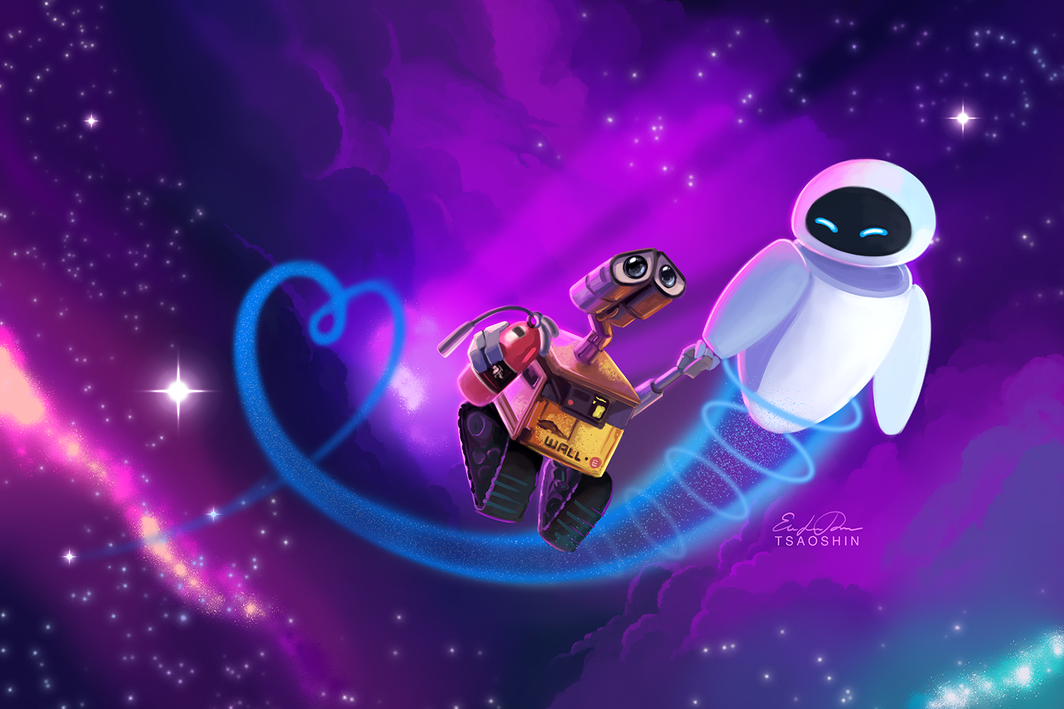 Wall-E y Eva